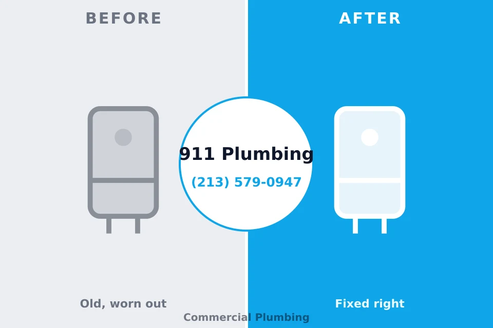 Before and after: plumbing company Credit River, MN